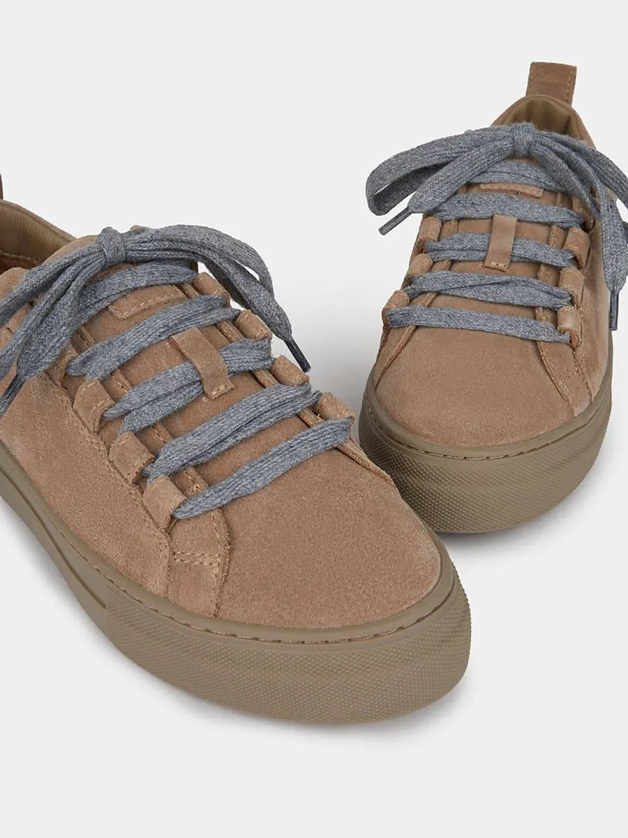 Suede sneakers