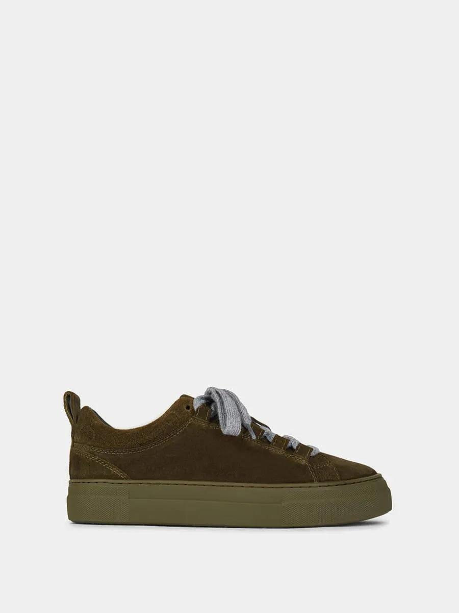 Suede sneakers