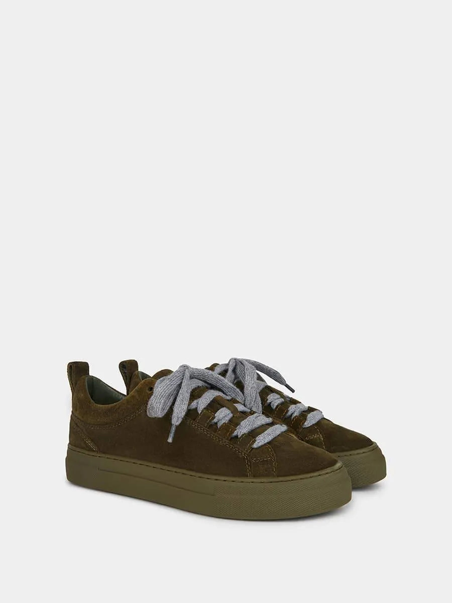 Suede sneakers