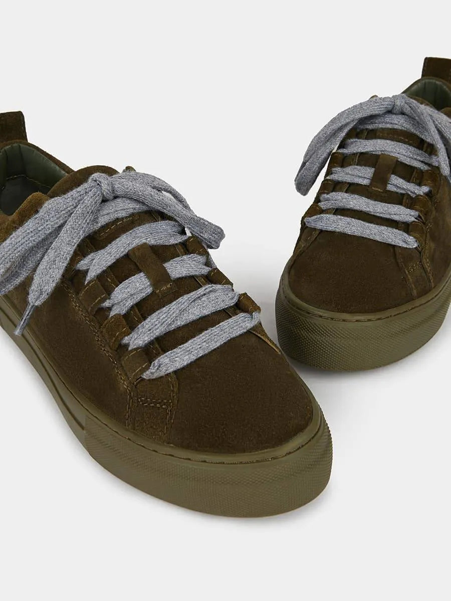 Suede sneakers