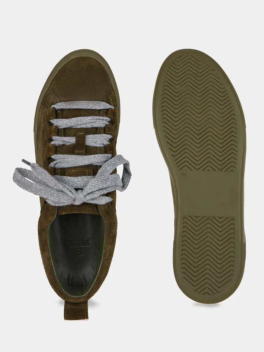 Suede sneakers
